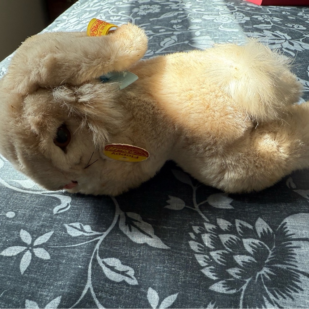 Steiff "Floppy Hansi" sleeping rabbit plush